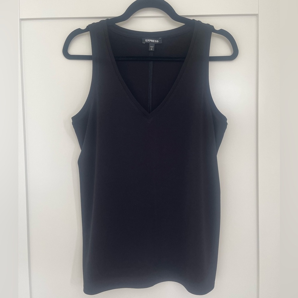 Express V-Neck Sleeveless Tank